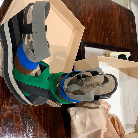 Prada platform sandals - Picture 2 of 2